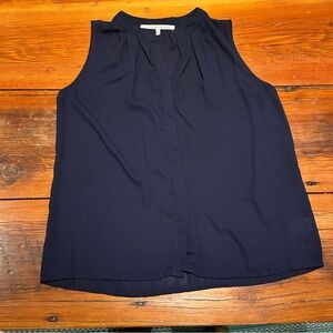 Collective Concepts Tank Blouse, Navy, Women's XS